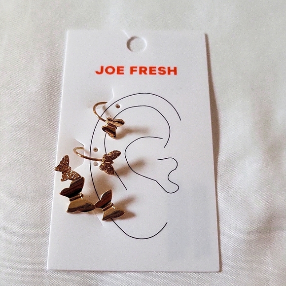 Set of butterfly earrings - Picture 1 of 3